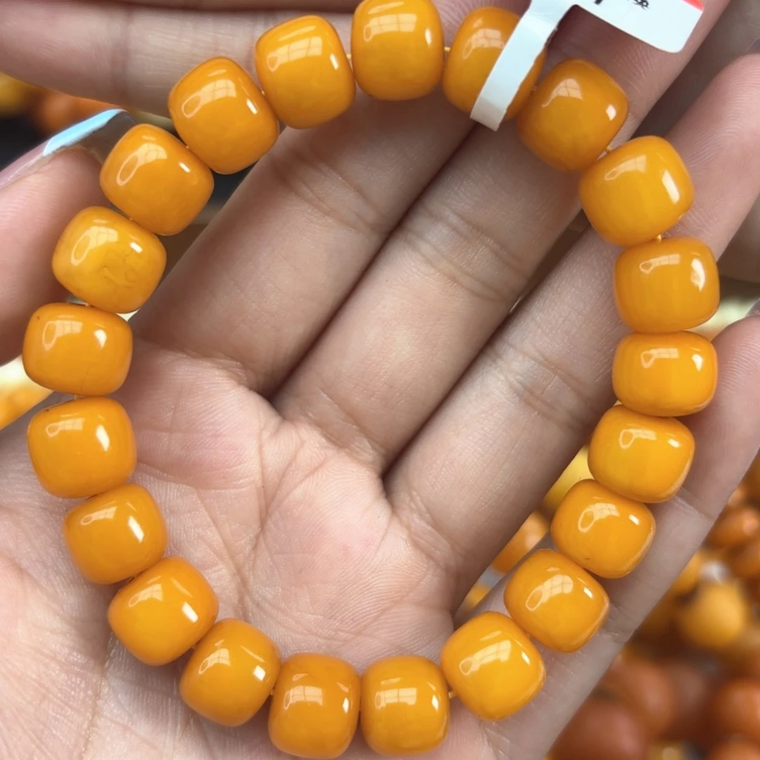 未镶嵌琥珀手链蜜蜡