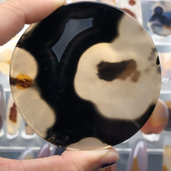 玛瑙/玉髓未镶嵌颈饰162微瑕