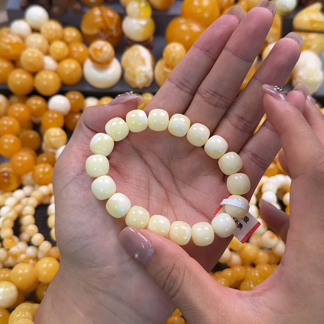 蜜蜡未镶嵌珠宝奇石同料12mm