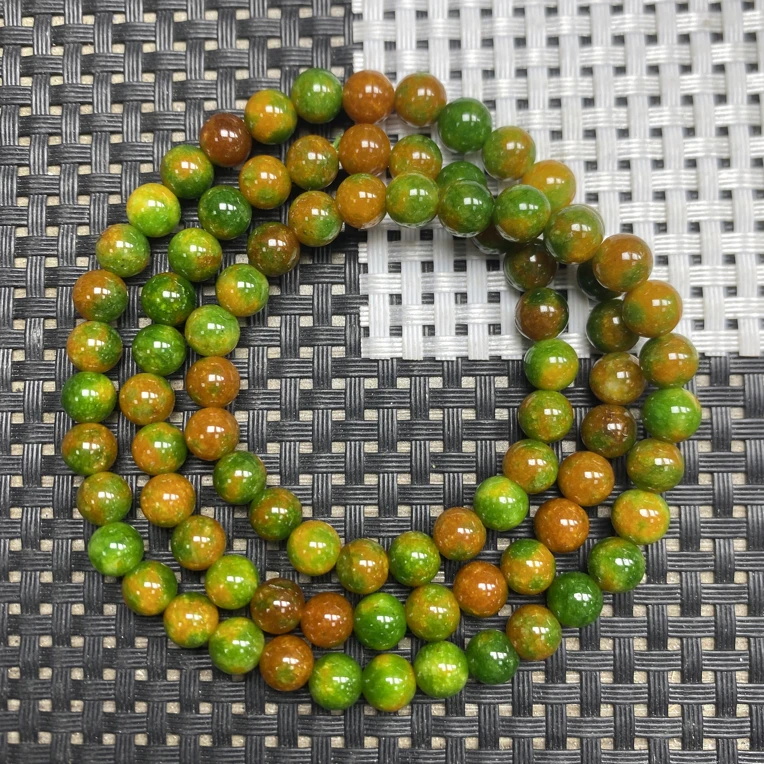 绿色6mm三圈手串489