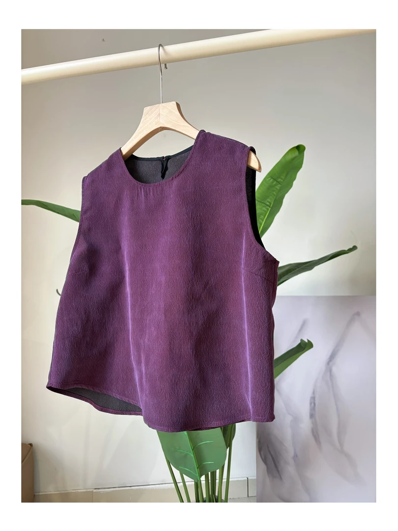 DY2248樱美嘉100桑蚕丝早春新款高级定制款宝相花真丝香云纱上衣