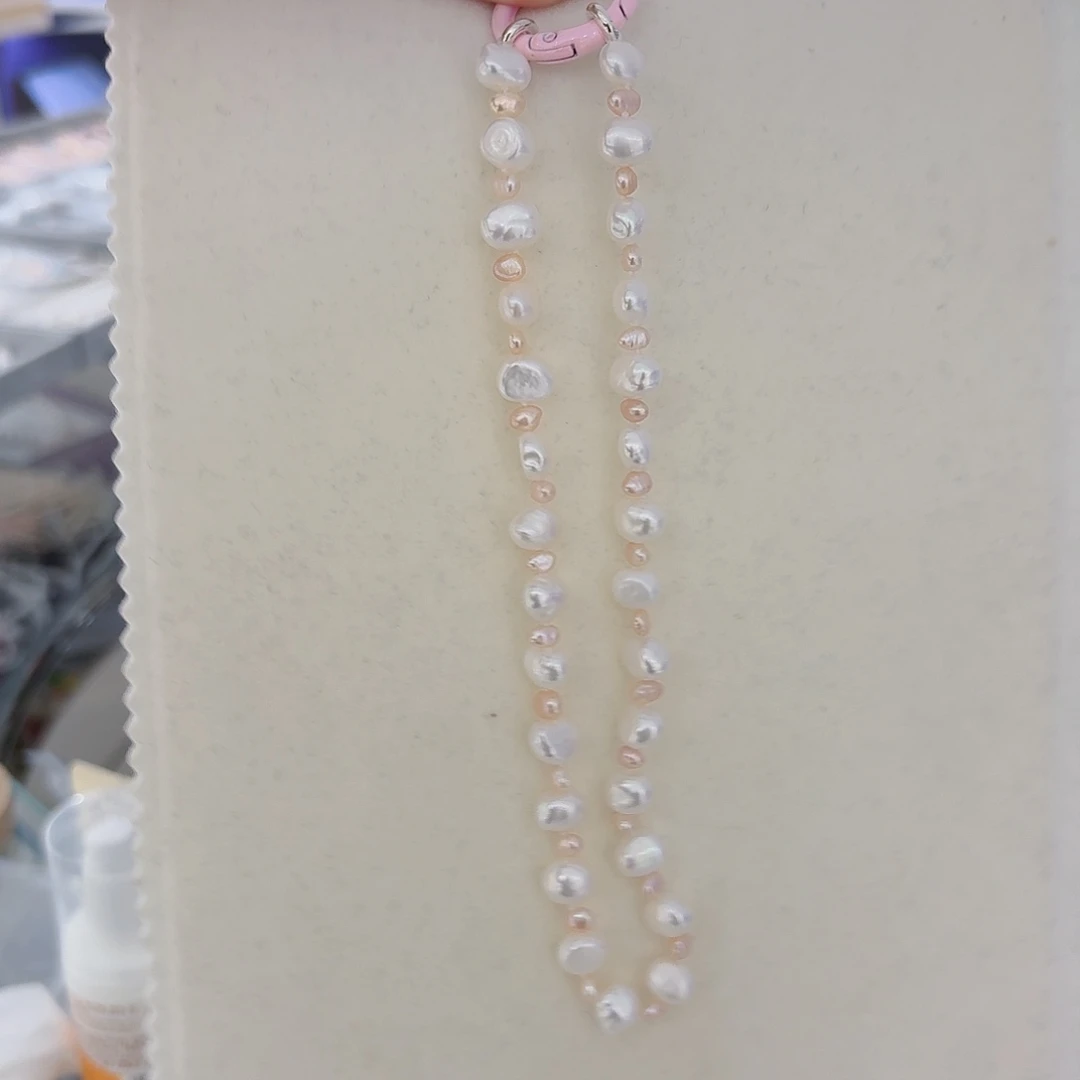 未镶嵌淡水珍珠手机链