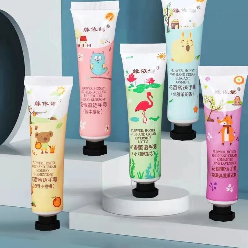 植物香氛水果护手霜保湿补水擦手霜手部滋润花香护理霜便携