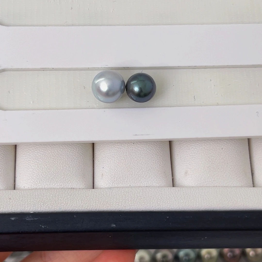 未镶嵌海水珍珠裸珠大溪地裸珠9-10mm可定制爱