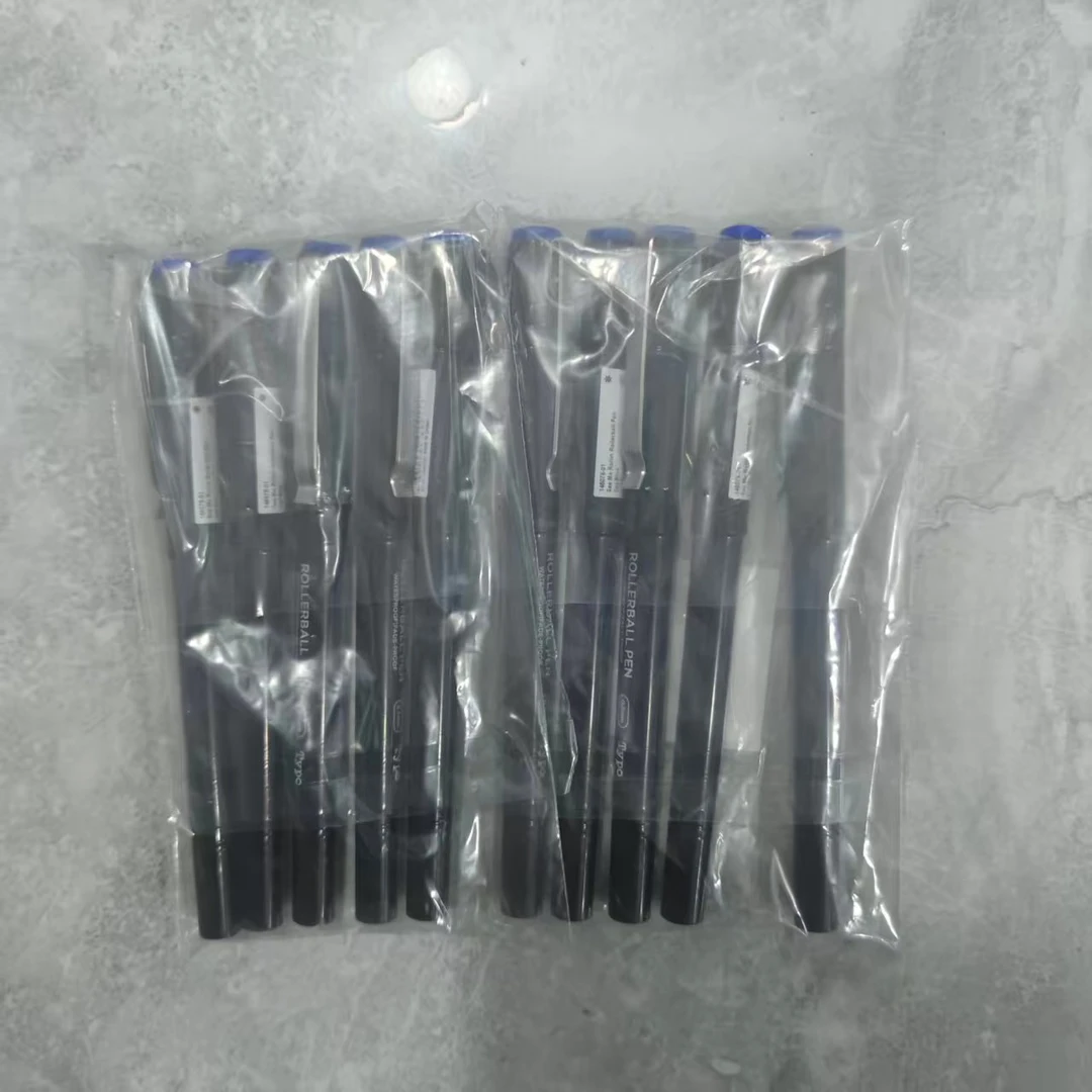 外单 - 直液式蓝色中性笔