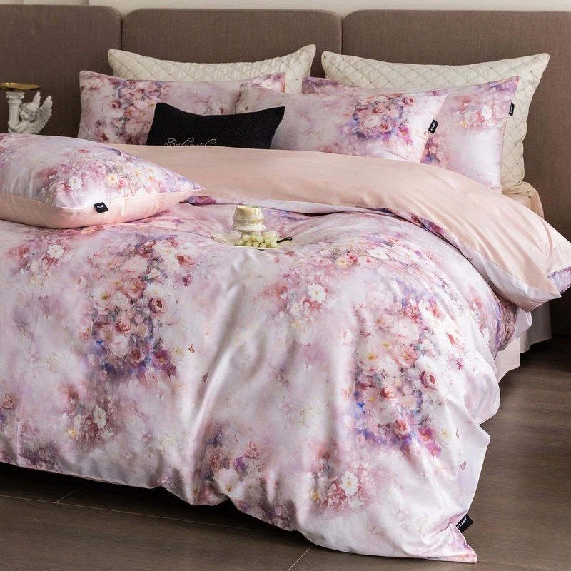 怀旧款新疆长绒棉全棉四件套100纯棉床品被套传单高奢家用四件套