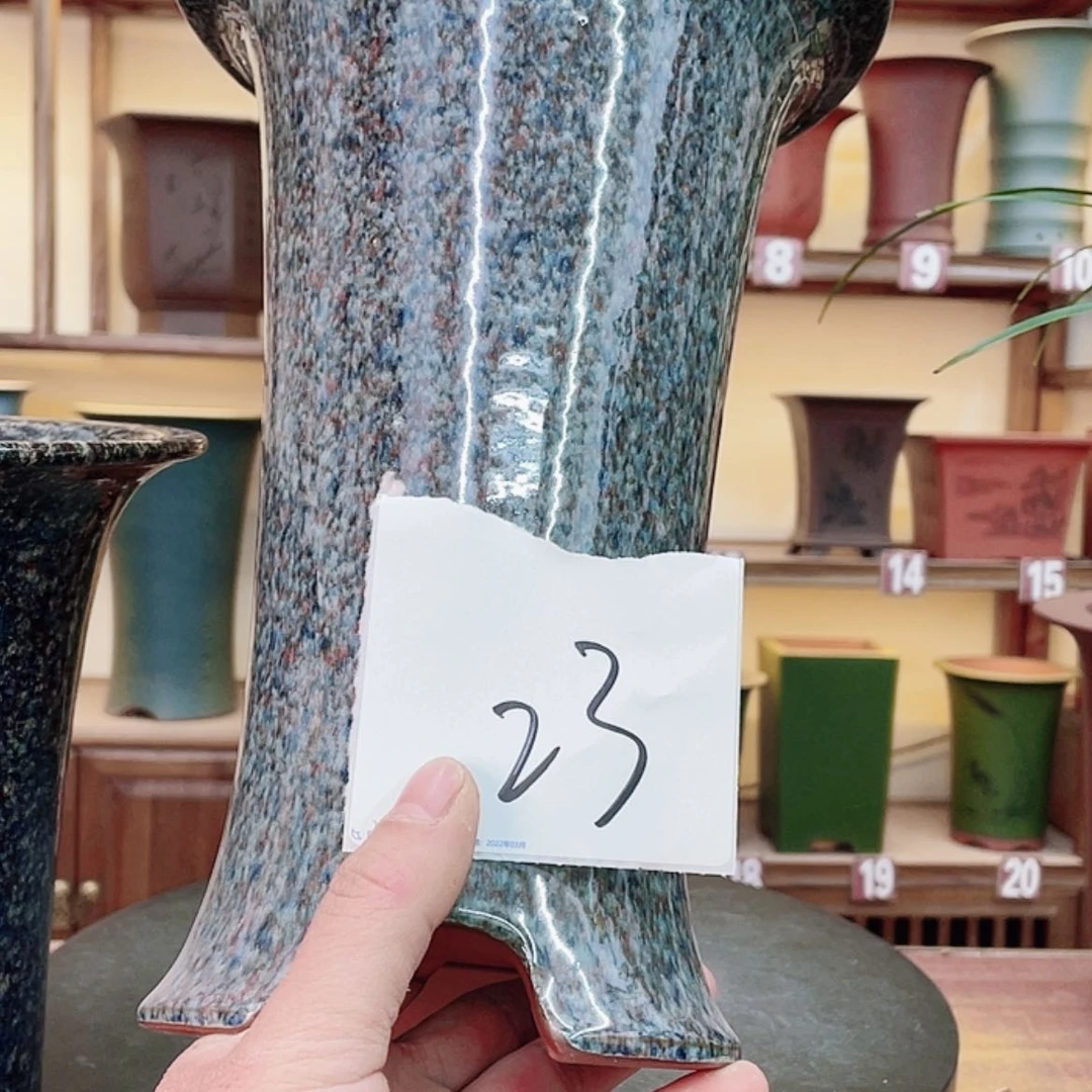 【闪购商品】紫砂花盆宽**?兰花756688856588565885