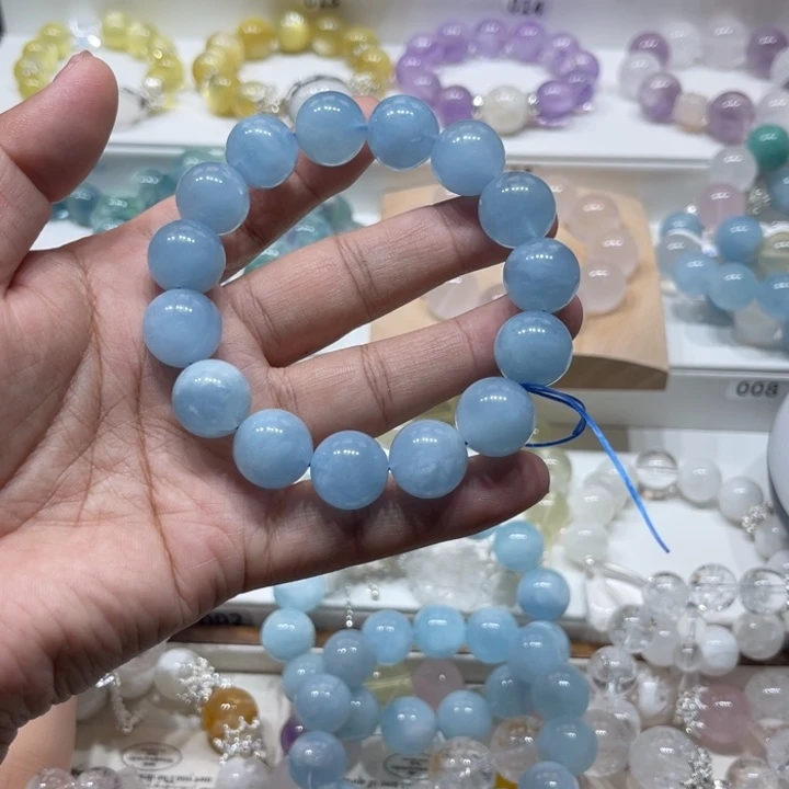水晶手链未镶嵌海蓝宝14，264