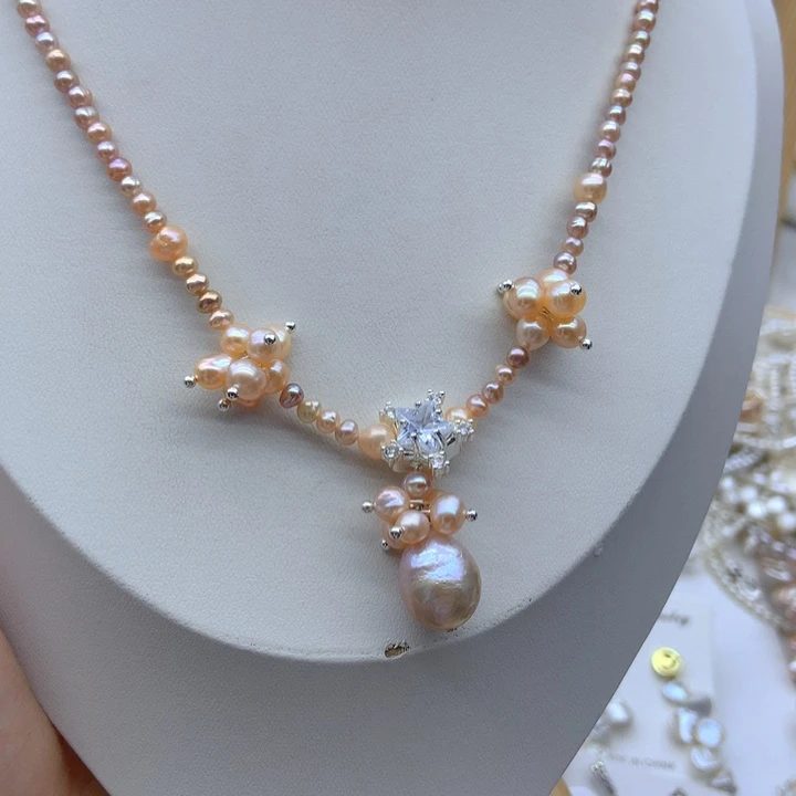 淡水珍珠未镶嵌颈饰