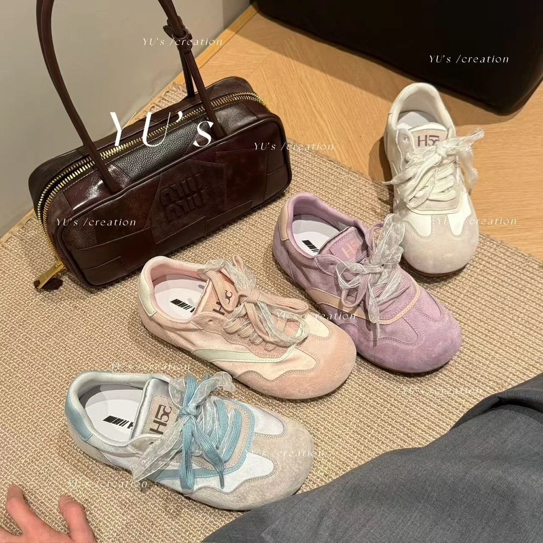 【LILI Studio】夏日甜心｜绸缎版芒果头德训鞋15-2360