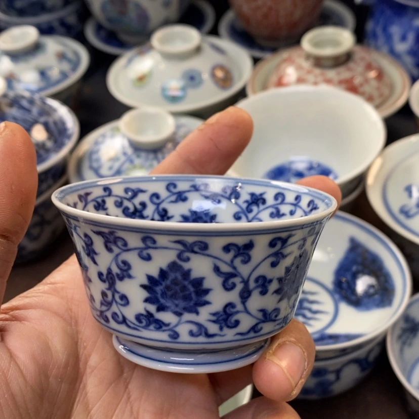 【闪购商品】景德镇青花主人杯