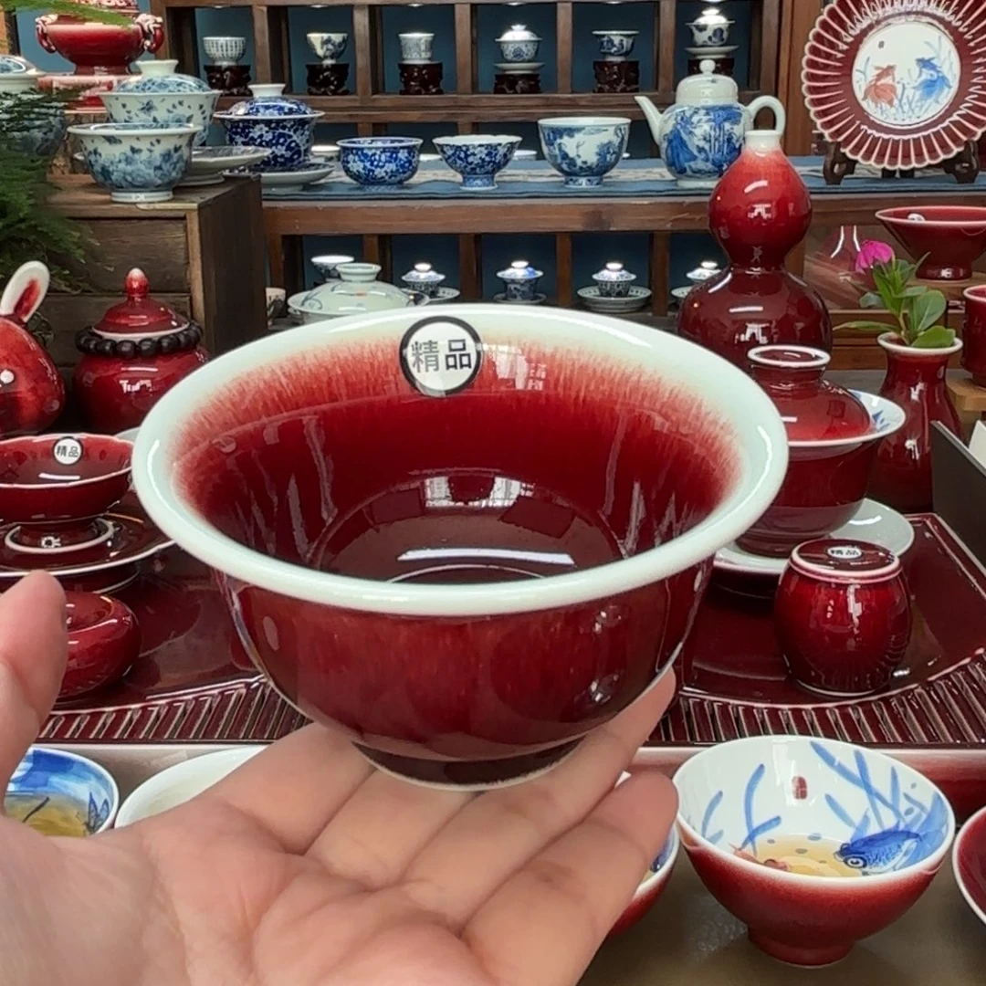 闻轩坊柴窑，精品压手杯