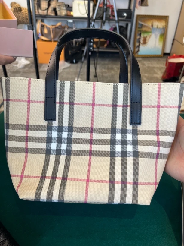 95新 BURBERRY/博柏利 巴宝莉手提包/聪聪