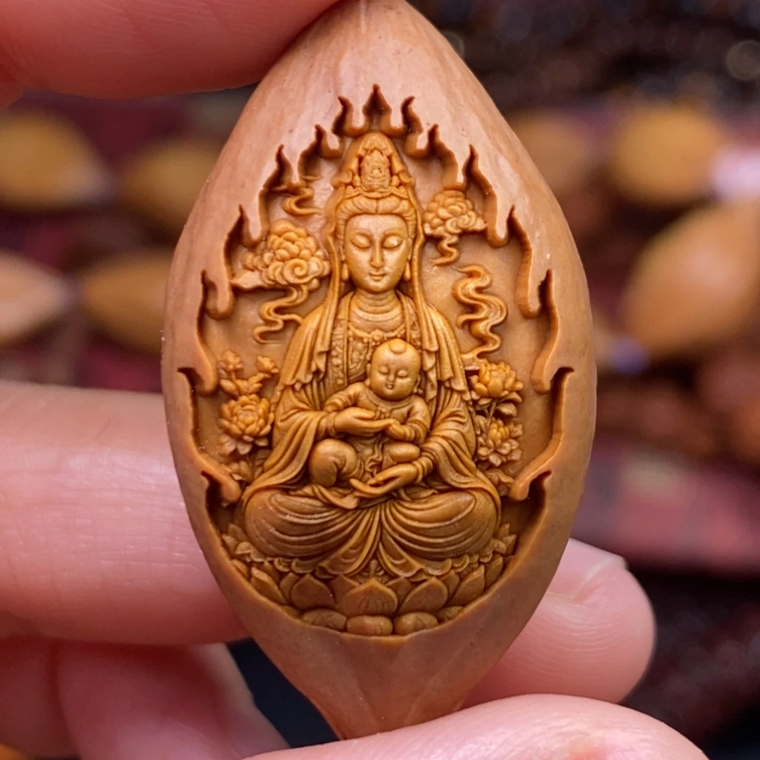 橄榄核吊坠橄榄核雕刻