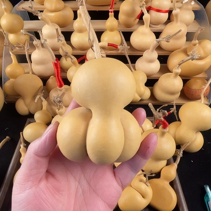 天然文玩大头金蟾葫芦