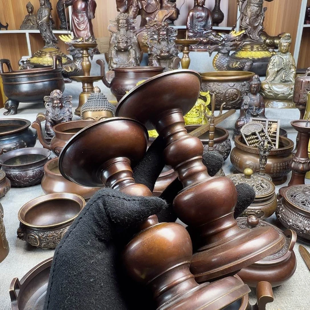 用****8铜香炉铜摆件铜工艺品风水摆件