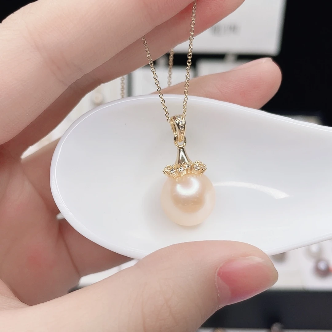 淡水珍珠吊坠(赠链)合金