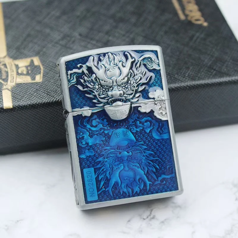 ZORRO佐罗青铜招财龙头煤油盔甲机