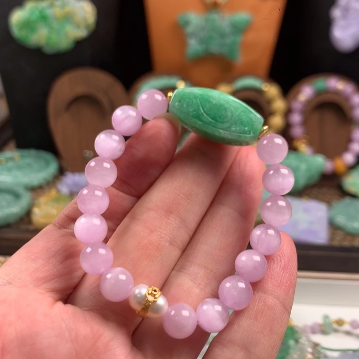 翡翠未镶嵌手链手串