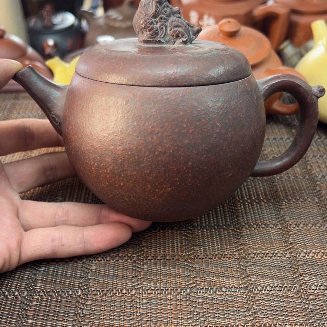 紫砂茶壶宜兴原矿紫砂壶400毫升容量