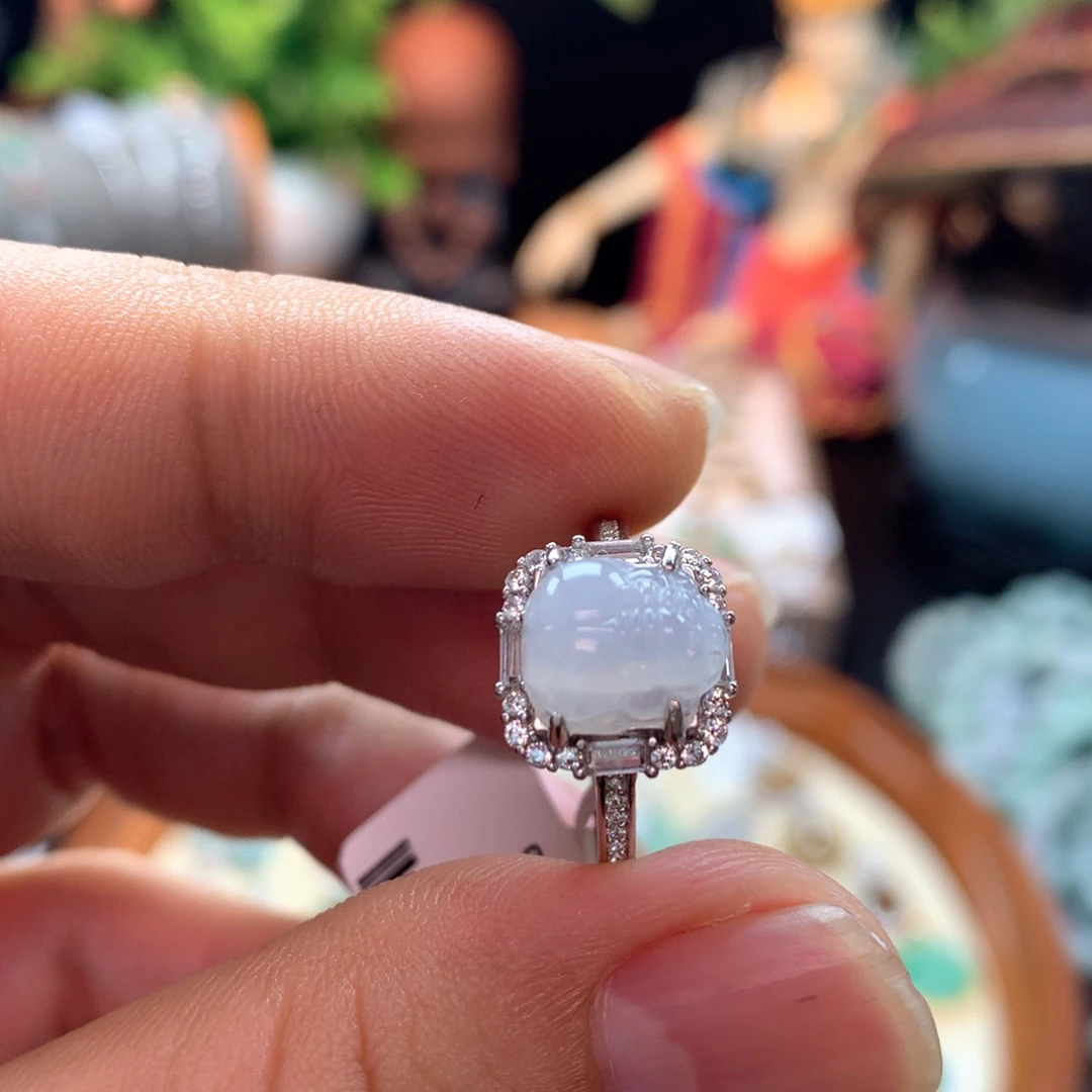 颈饰银S925镶嵌翡翠