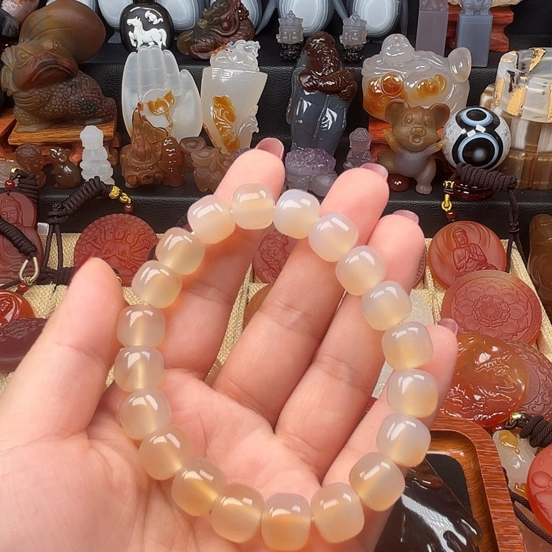 玛瑙/玉髓未镶嵌颈饰