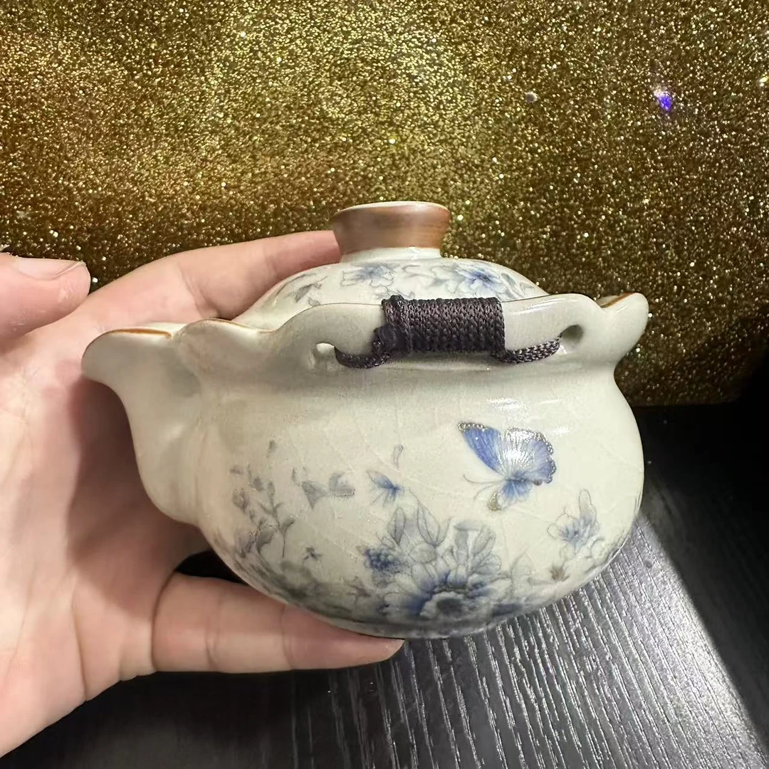 青花汝窑手抓宝瓶功夫泡茶具家用办公用 G3148