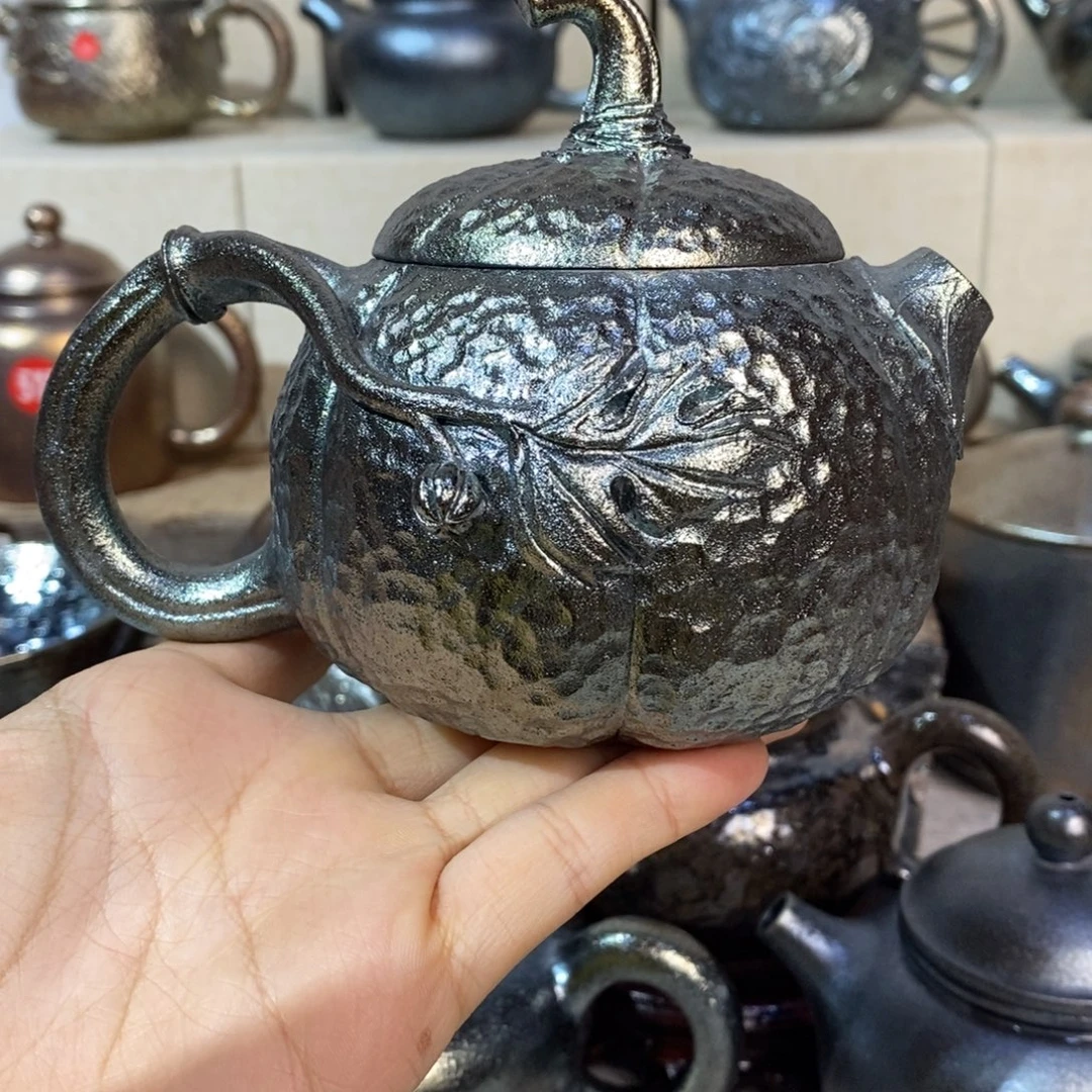 叽***噜云南建水紫陶柴烧微瑕特价壶