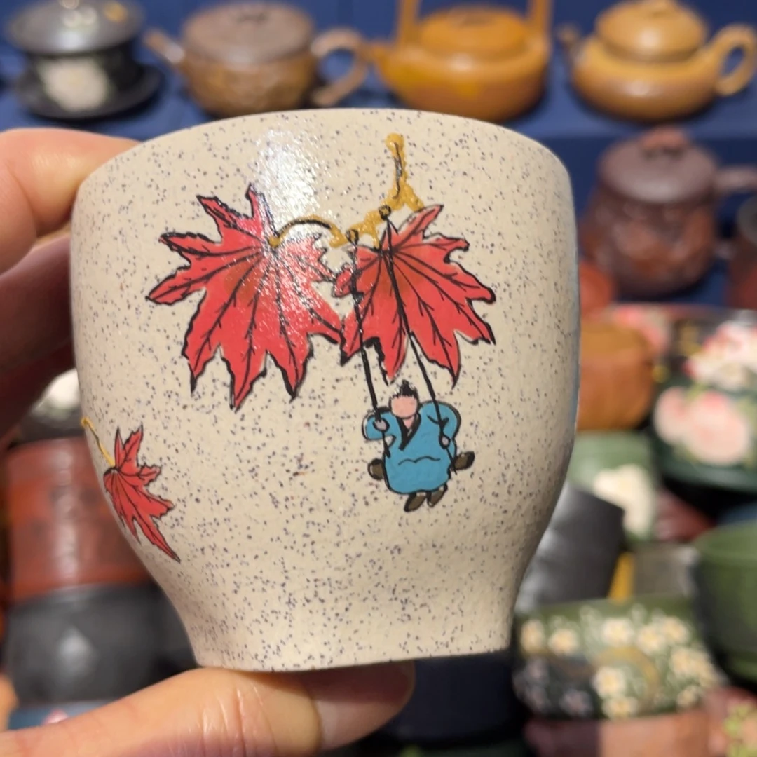原矿紫砂手工主人杯