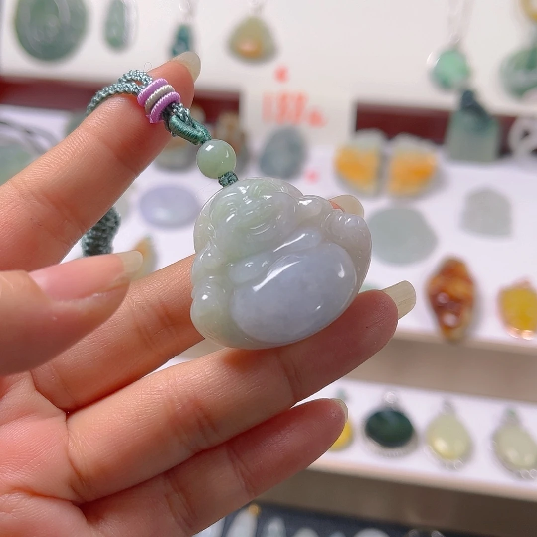 【闪购商品】翡翠颈饰未镶嵌魏*。吊坠