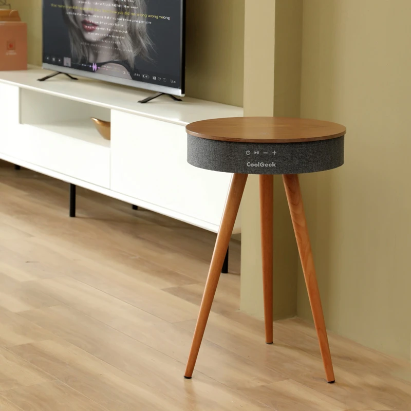 CoolGeek R1 3代茶几音响家用客厅环绕蓝牙音箱家庭落地摆件边几