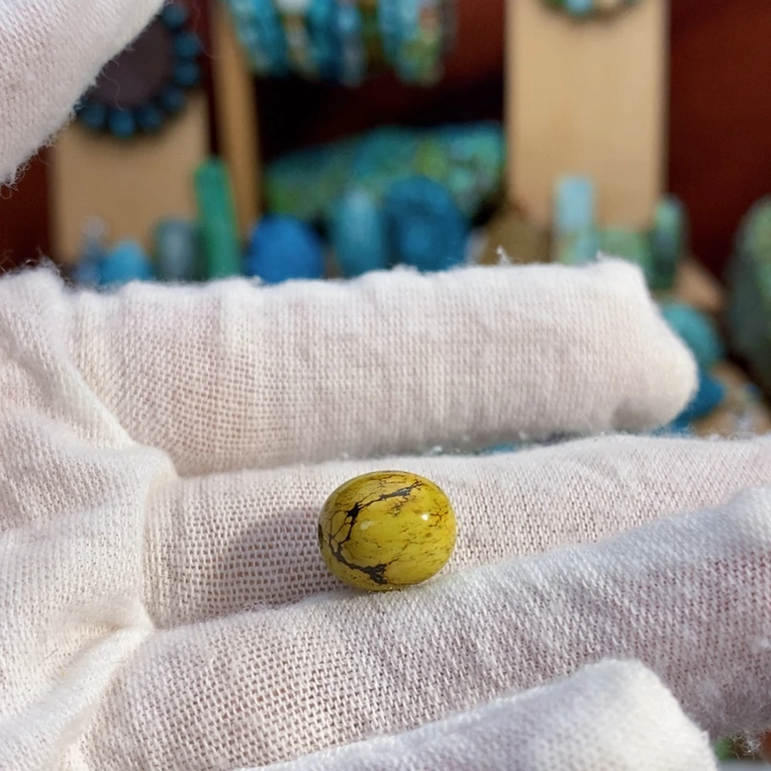 定制绿松石高瓷枣珠