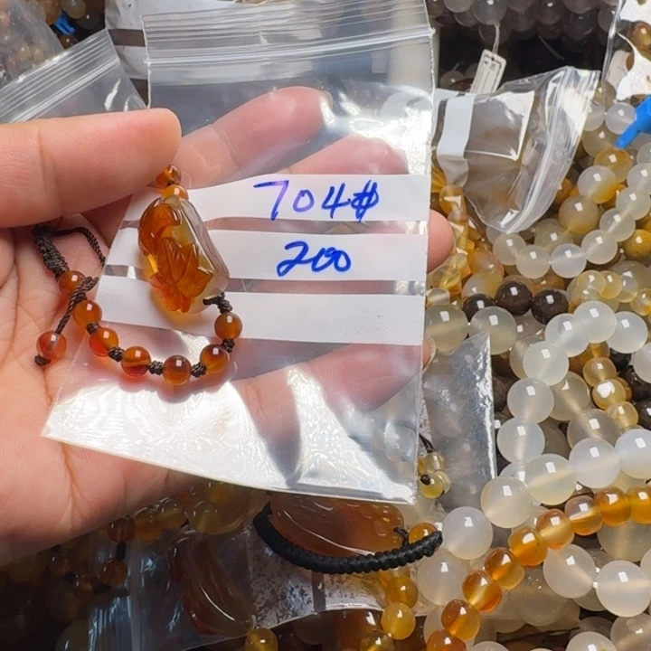 玛瑙/玉髓颈饰未镶嵌锦*704