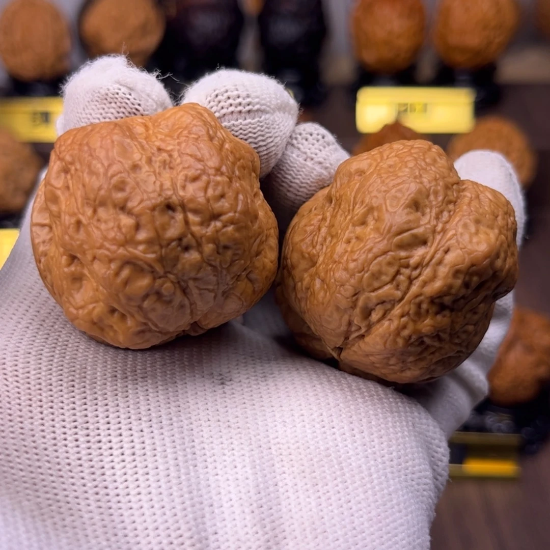 文玩核桃把件老树方尊46尺