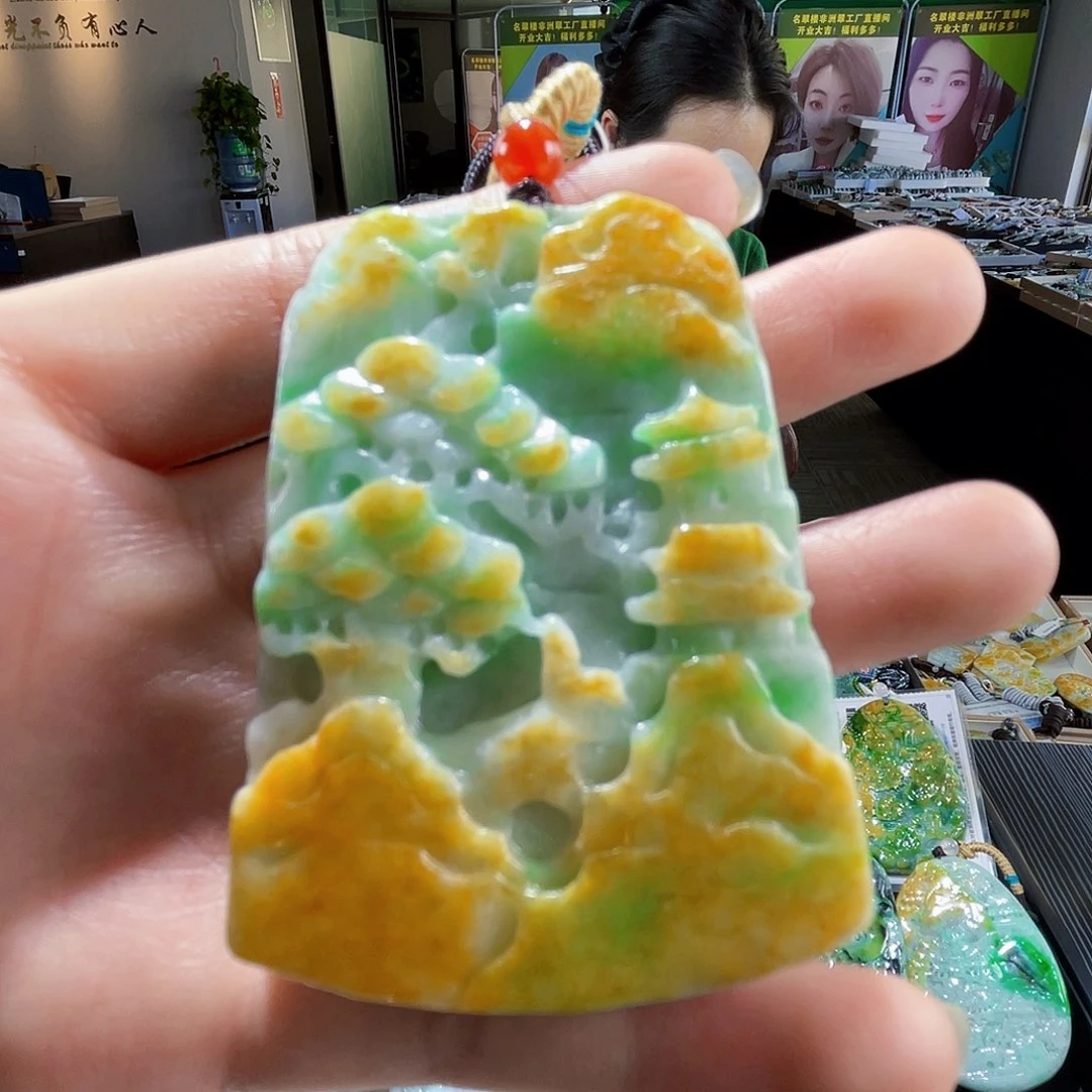 颈饰未镶嵌翡翠翡翠
