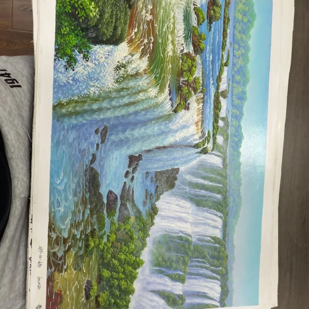 油画加油加油努力加油努力