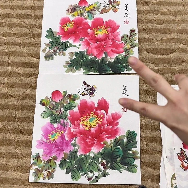 国画花鸟等多种鸟类和35.35