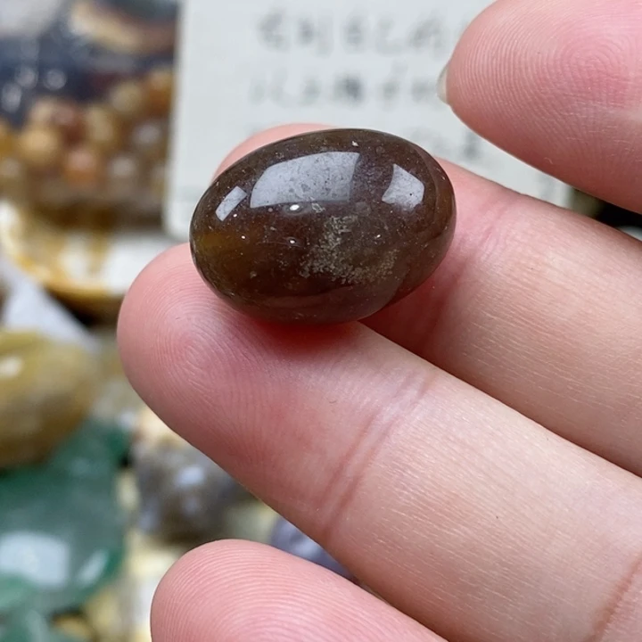 硅化珊瑚（珊瑚玉）未镶嵌颈饰小*苗