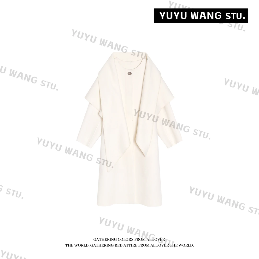 YUYU WANG【冬吟】白色大衣 RBC2FD148