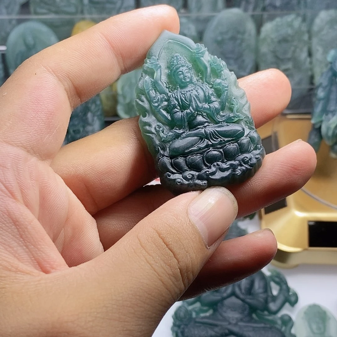 R***_定制翡翠未镶嵌千手