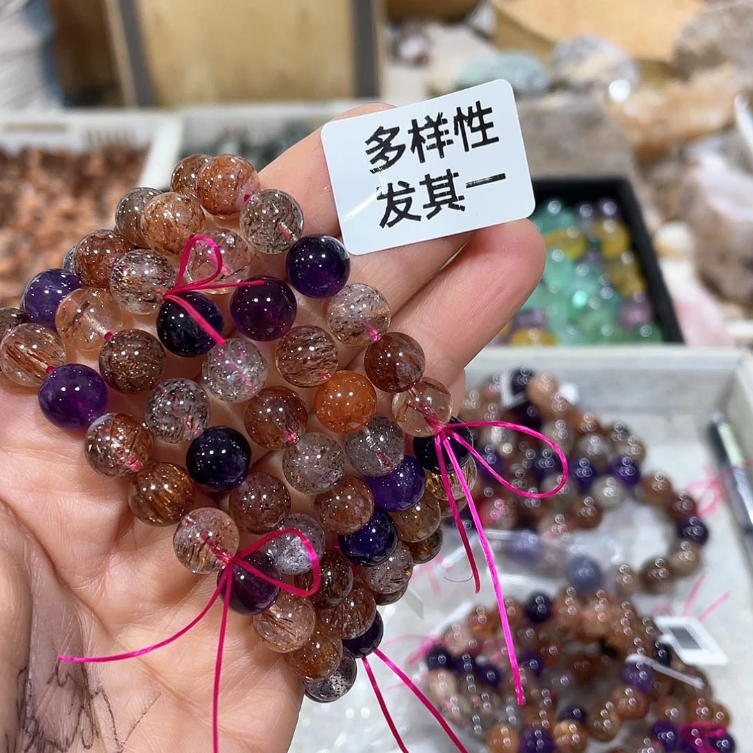 水晶手串9m m未镶嵌多样性发一条j c 744