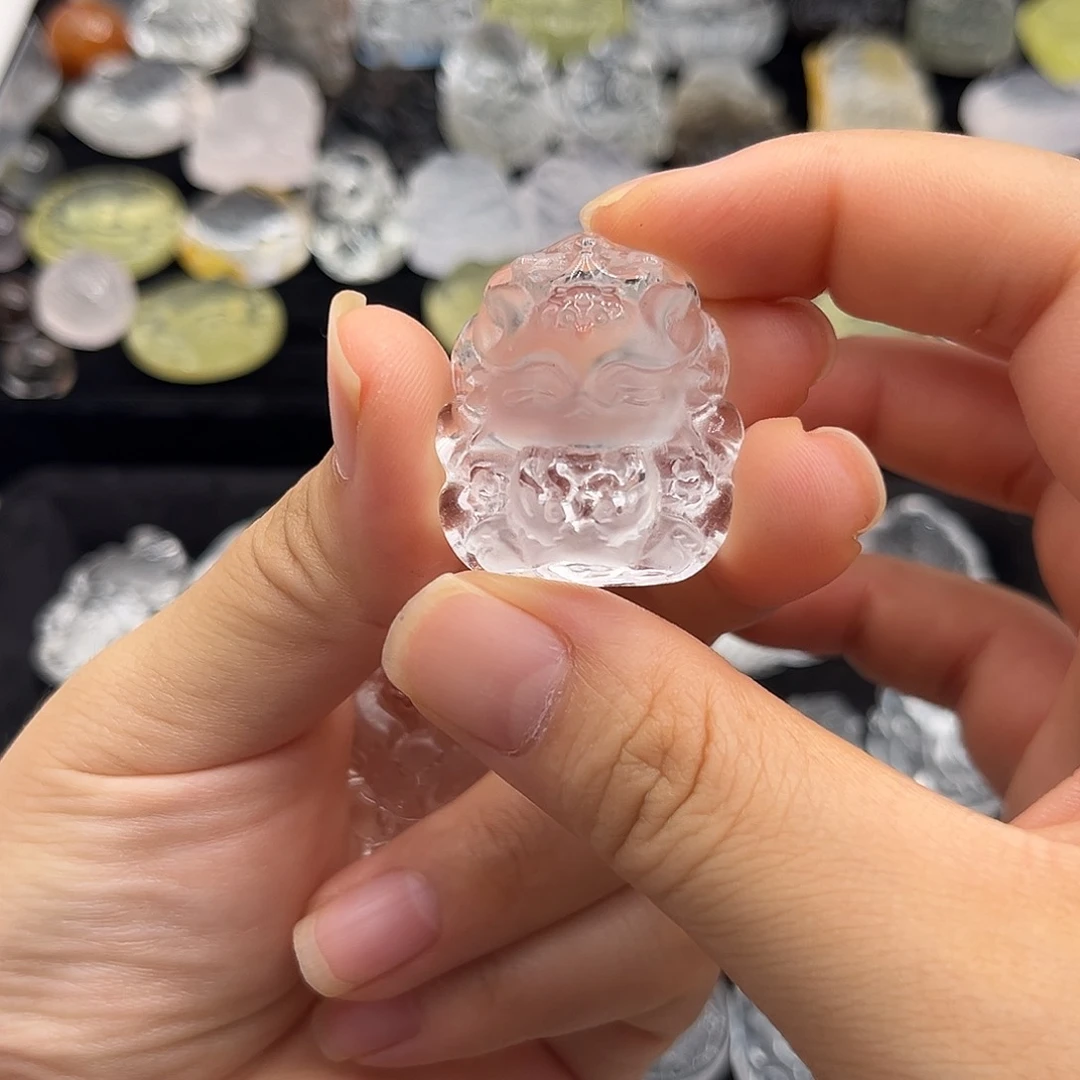 未镶嵌颈饰水晶蜡**黄白水公主九尾17