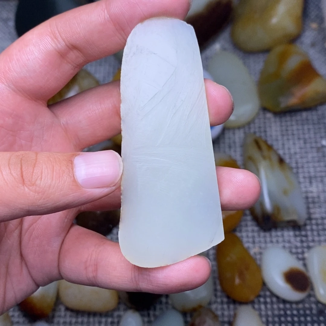 哇***～定制和田玉未镶嵌挂件