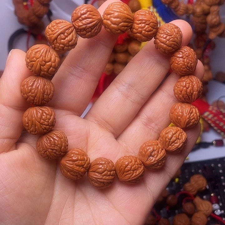 桃核吊坠龙纹桃枭