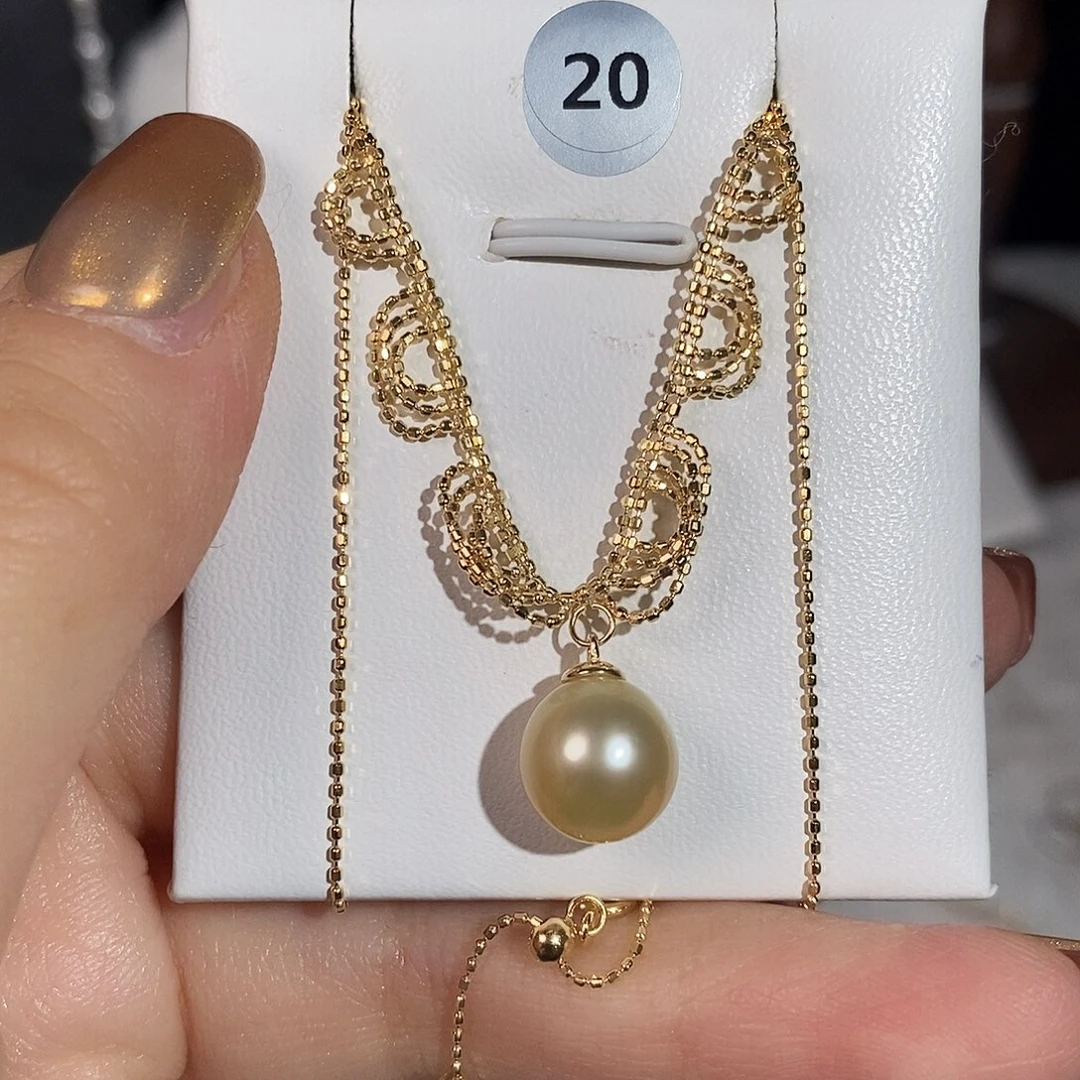 海水珍珠颈饰银S925镶嵌