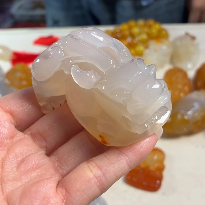 玛瑙/玉髓未镶嵌吊坠(不含链)