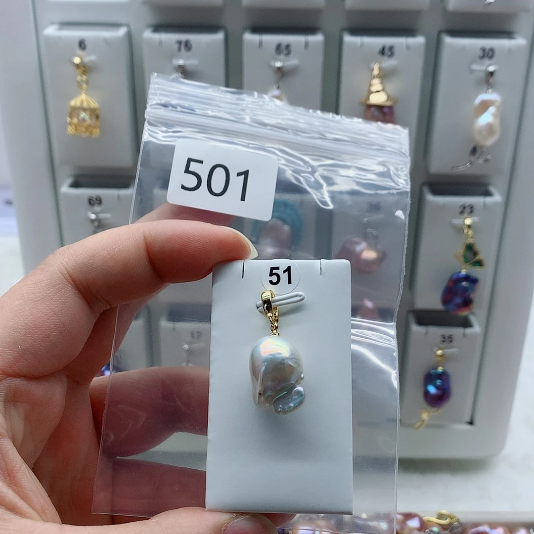 吊坠(不含链)合金淡水珍珠