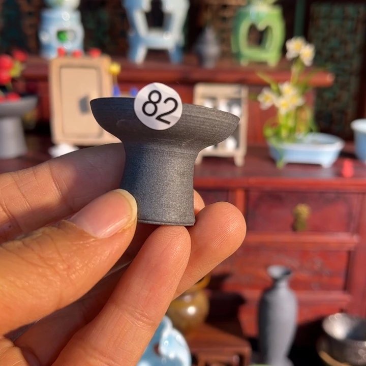 摆件微陶老王迷你花瓶