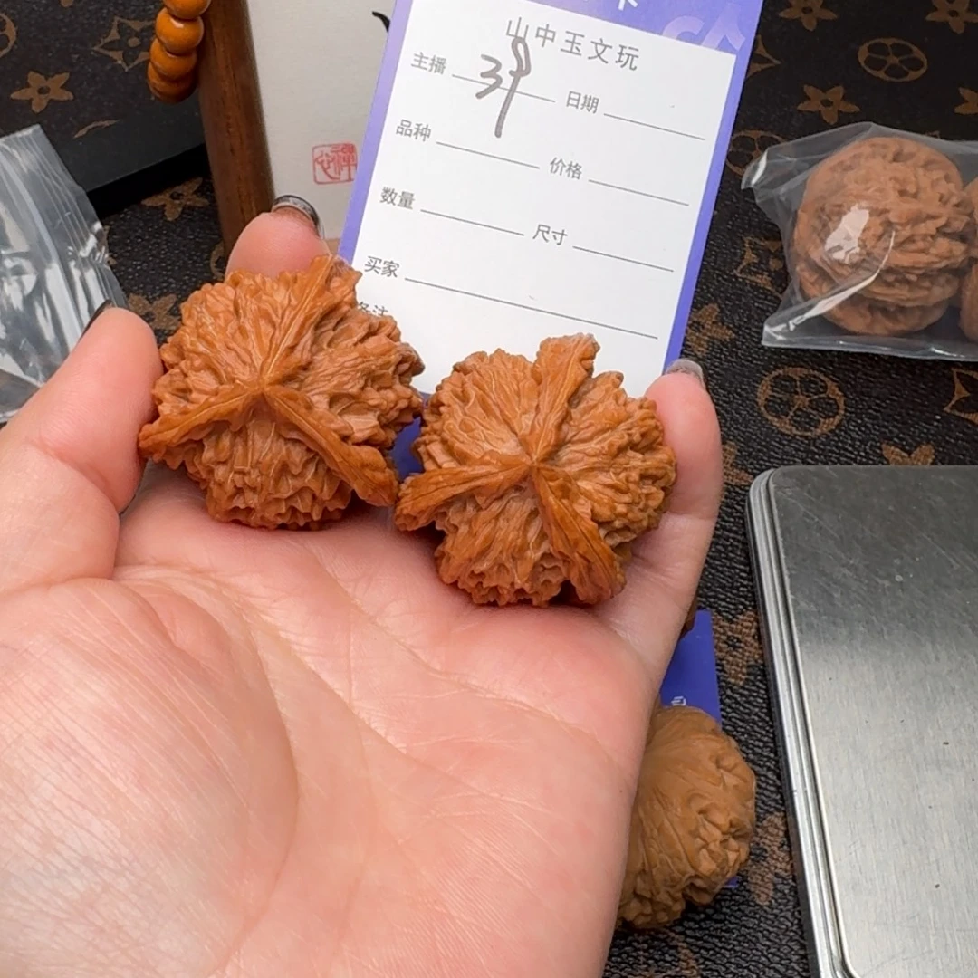 把件文玩核桃39三棱39