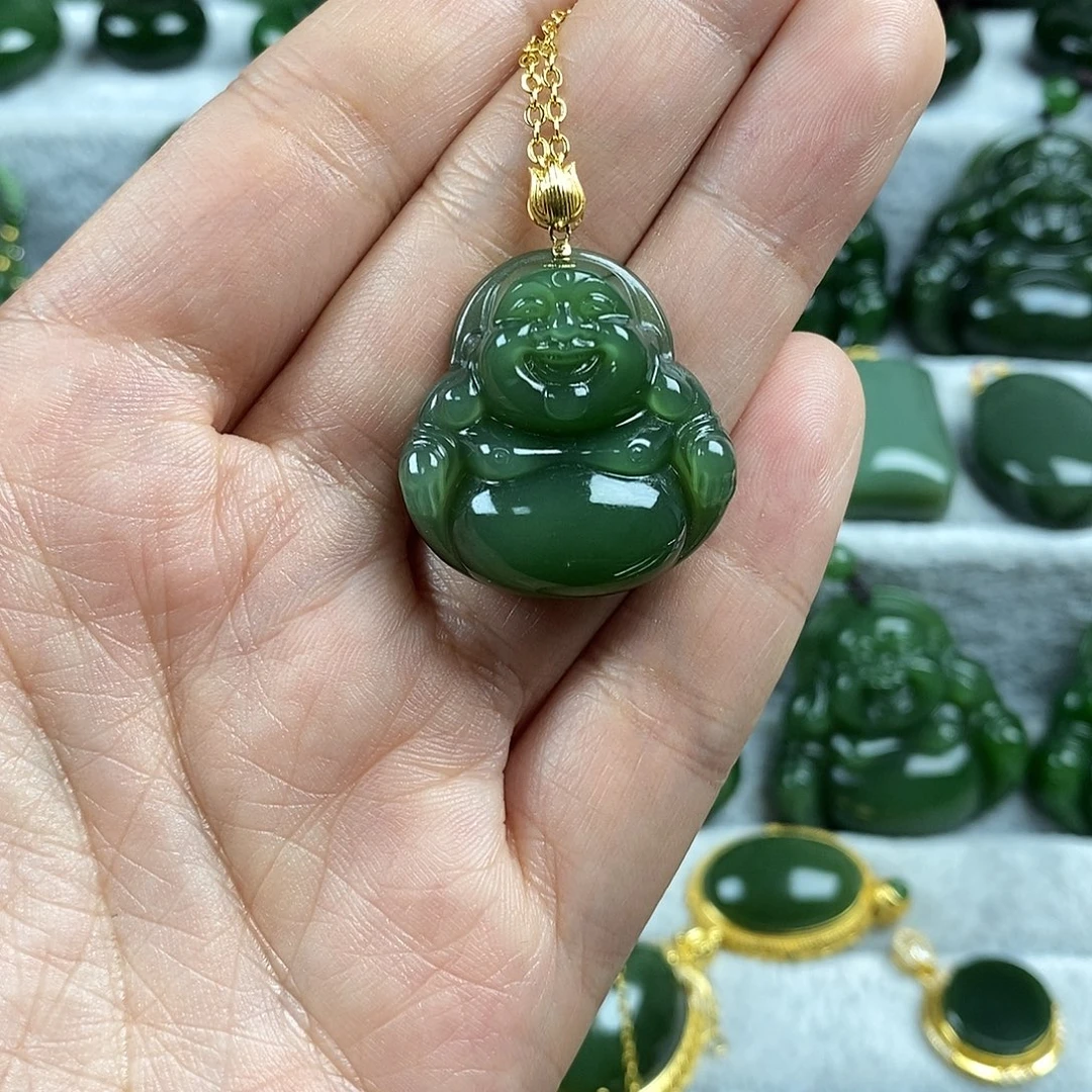 和田玉（碧玉）未镶嵌颈饰